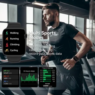 Fairweather Smartwatch Ultra Zwart