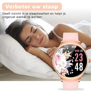 Fance Dames Smartwatch Rosé Goud