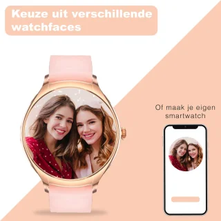 Fance Dames Smartwatch Rosé Goud
