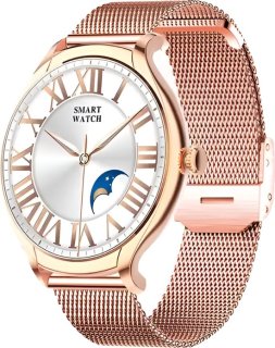 Fance Dames Smartwatch Rosé Goud — stijlvol, slim en vrouwgericht