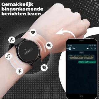 Fance S20 Smartwatch - Zwart