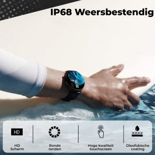 Wat vinden we goed aan de Fance S20 Smartwatch - Zwart