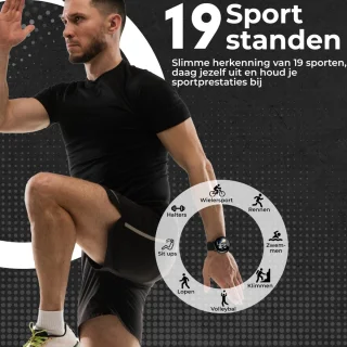 Fance S20 Smartwatch - Zwart