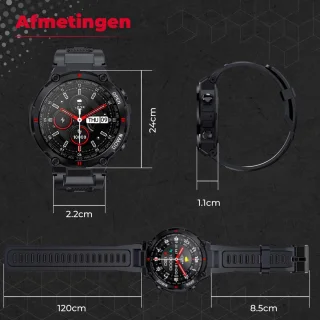 Fance Smartwatch 45mm Zwart