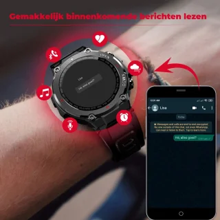Fance Smartwatch 45mm Zwart