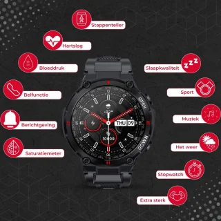 Fance Smartwatch 45mm Zwart