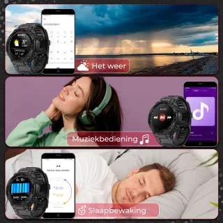 Fance Smartwatch 45mm Zwart