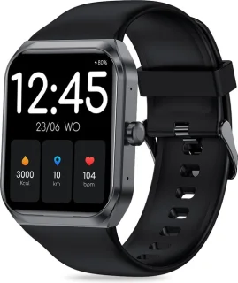 FITAGE Smartwatch Zwart voor Dames en Heren