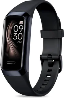 FITAGE Stappenteller Smartwatch Zwart