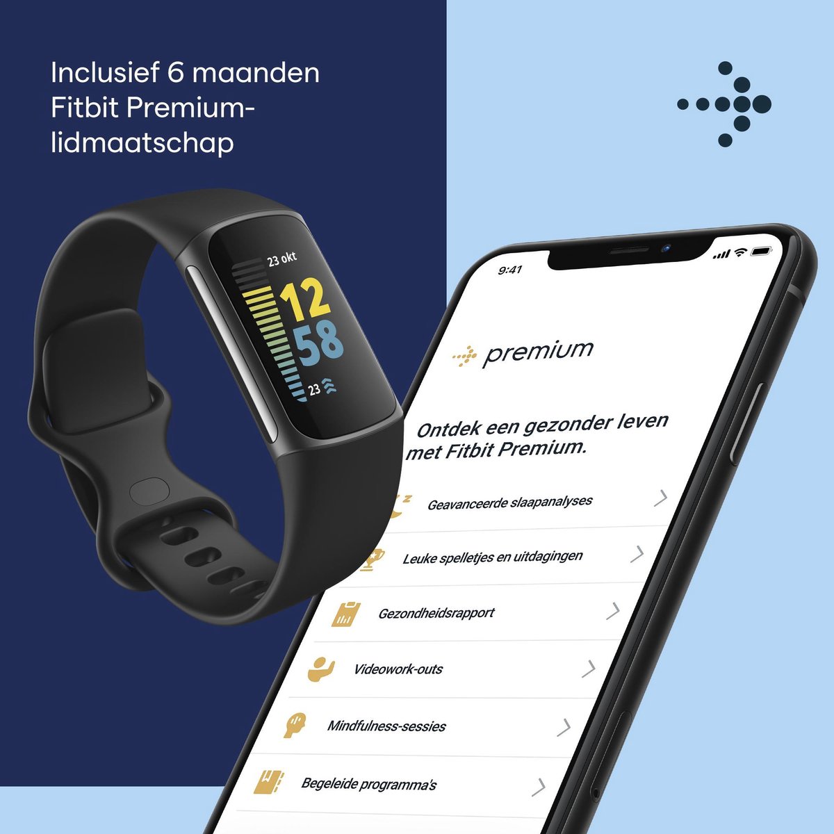 Fitbit Charge 5 Zwart Activity Tracker