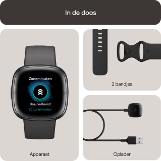 Fitbit Sense 2 Smartwatch Zwart