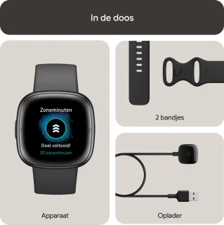 Fitbit Sense 2 Smartwatch Zwart