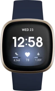 Fitbit Versa 3 smartwatch blauw