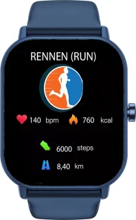 Fitgreat Grand 7 Smartwatch Donkerblauw