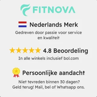 FITNOVA Smartwatch Zwart - Unisex