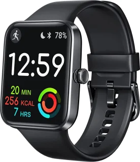 FITNOVA Smartwatch Zwart - Unisex
