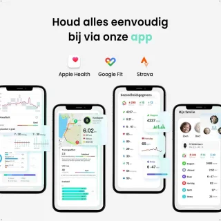 FITNOVA Smartwatch Zwart - Unisex