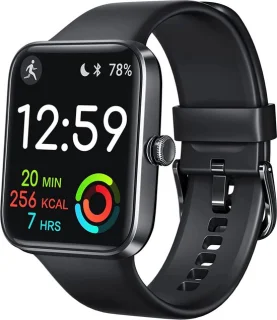 FITNOVA Smartwatch Zwart - Unisex