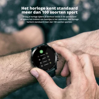 FlinQ Smartwatch Spectrum 45mm Rood