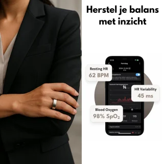 Focus S1 Smart Ring Goud Maat 7