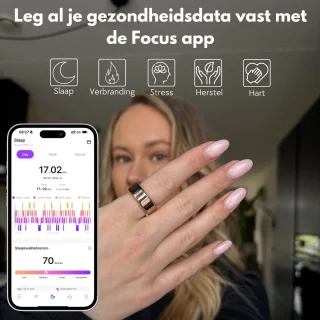 Focus S2 Smart Ring Zilver Maat 11