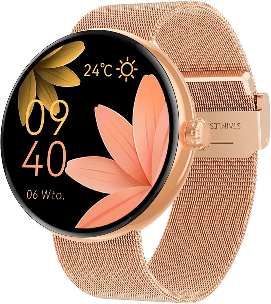 Forever Elegant Vrouwenhorloge Rose Goud