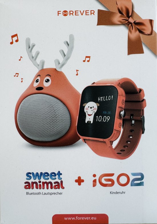 Leuke en functionele kindercombo: Forever iGO2 JW-150 + Sweet Animal Speaker