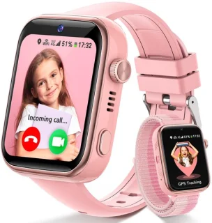 Fosmet 4G smartwatch voor kinderen - roze