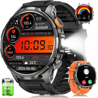 FOSMET Smartwatch Heren Militair