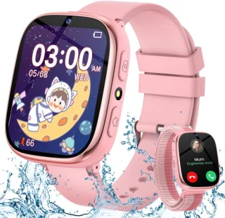 Fosmet smartwatch voor kinderen - 2G - Roze