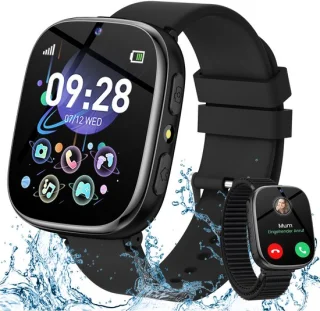 Fosmet smartwatch voor kinderen - zwart