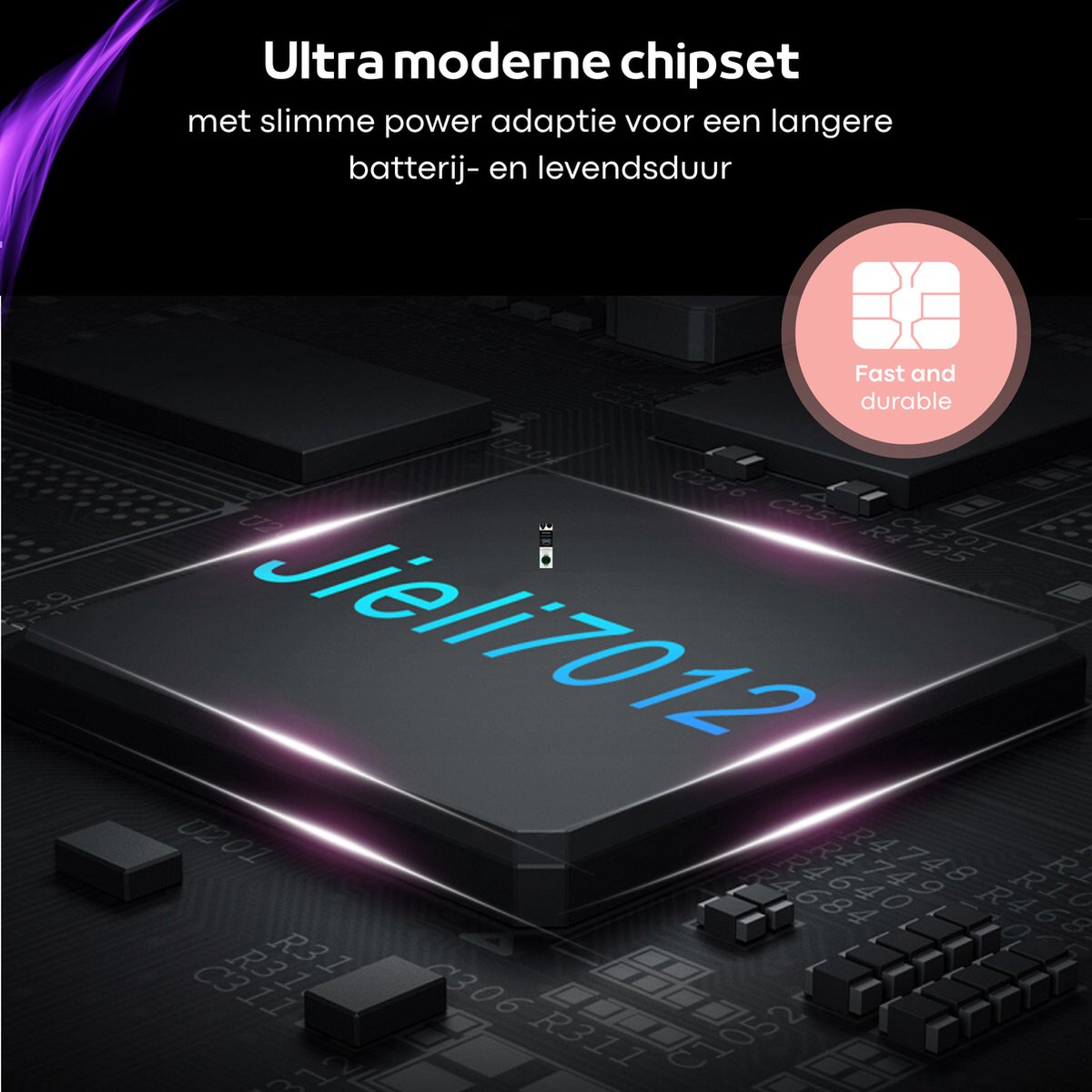 FOXLY® Amoled Smartwatch 46mm Roze Dames