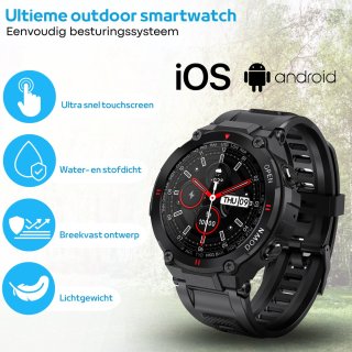 FOXLY® M44 Outdoor Smartwatch 45mm