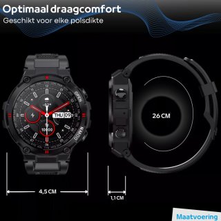 FOXLY® M44 Outdoor Smartwatch 45mm