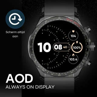 FOXLY M68 Smartwatch 45mm Zilver