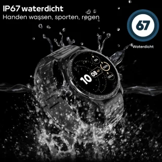 FOXLY M68 Smartwatch 45mm Zilver