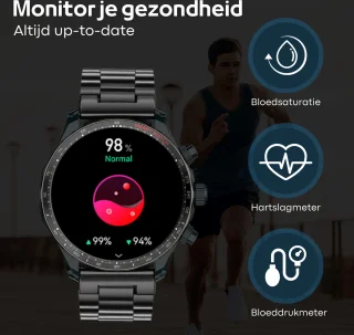 FOXLY M68 Smartwatch 45mm Zilver