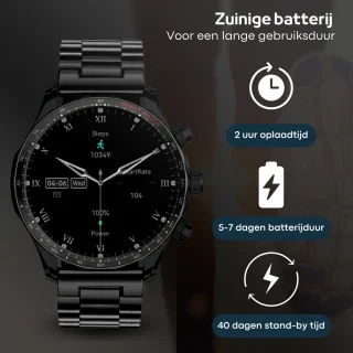 FOXLY M68 Smartwatch 45mm Zilver