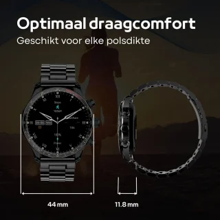 FOXLY M68 Smartwatch 45mm Zilver