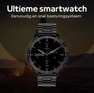 FOXLY M68 Smartwatch 45mm Zwart