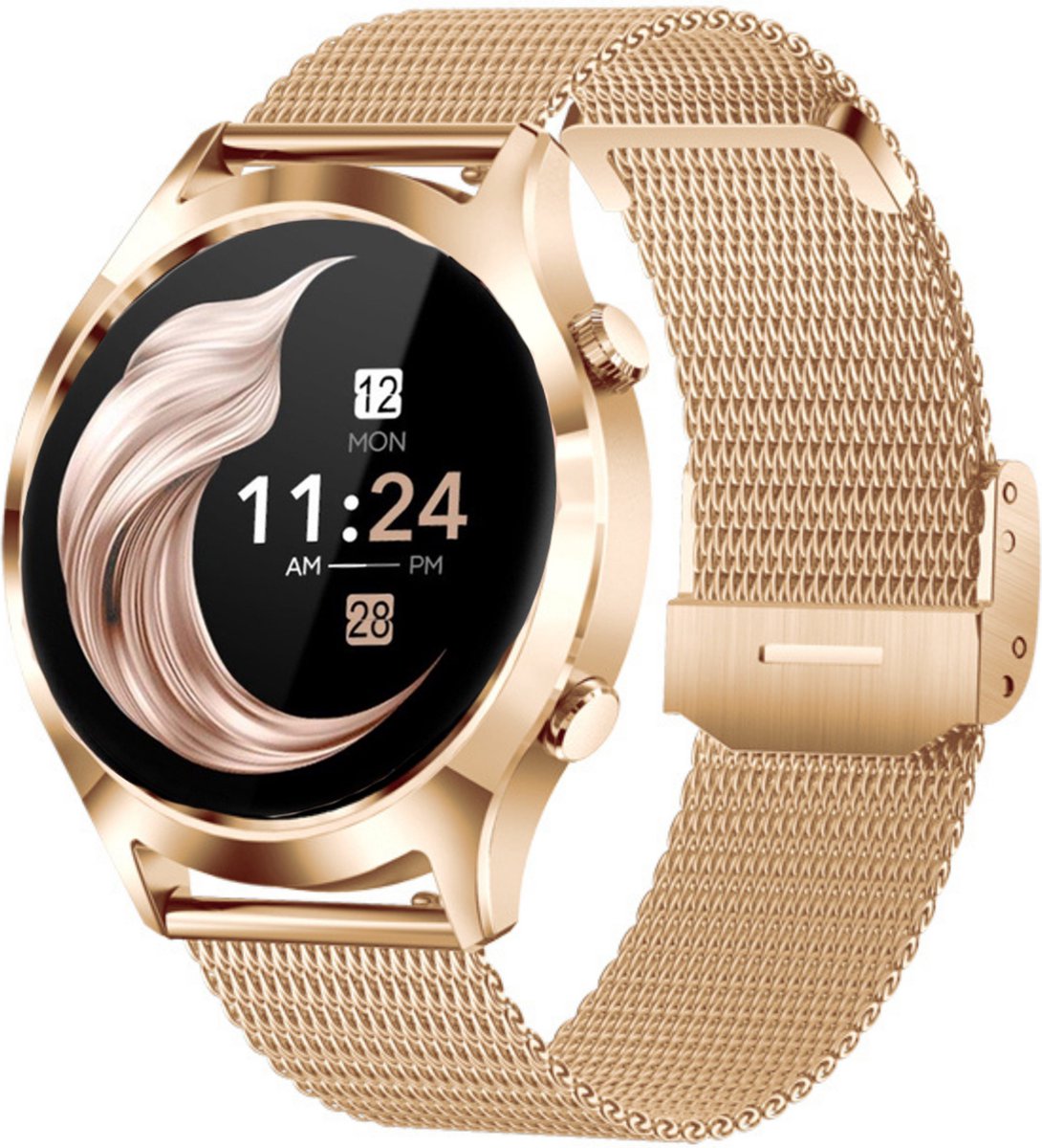 De FOXLY® Smartwatch Ladies Pro Rosé Goud in één oogopslag