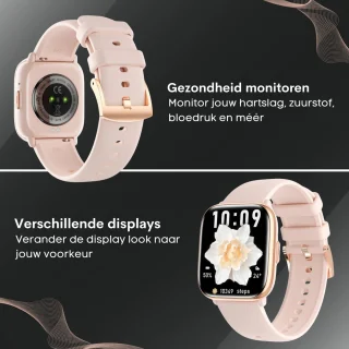 FOXLY® Smartwatch X12 HD Touchscreen Roze