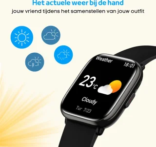 FOXLY® Smartwatch X12 Zwart