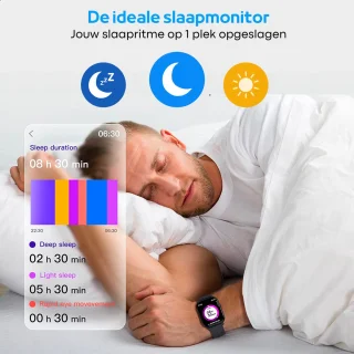 FOXLY® Smartwatch X12 Zwart