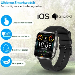 FOXLY® Smartwatch X12 Zwart
