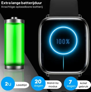 FOXLY® Smartwatch X12 Zwart