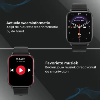 FOXLY® Smartwatch X12 Zwart