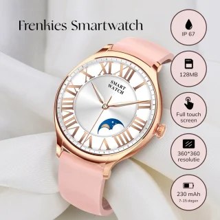 Frenkies Smartwatch Dames Rose Goud