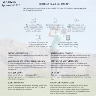 Garmin Approach S12 Golfhorloge Grijs