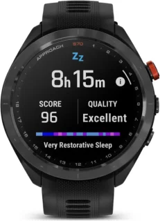 Garmin Approach S70 GPS Golfhorloge 47 mm Zwart
